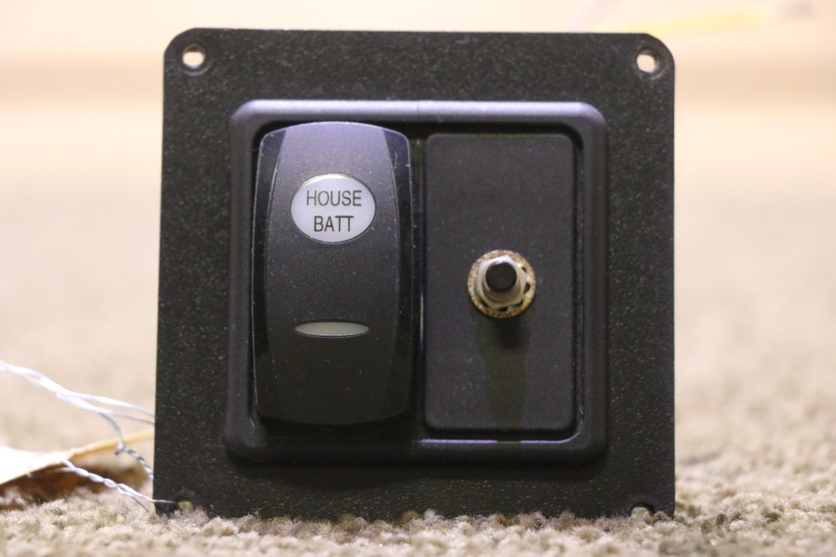 USED MOTORHOME HOUSE BATTERY DASH SWITCH PANEL FOR SALE RV Components 