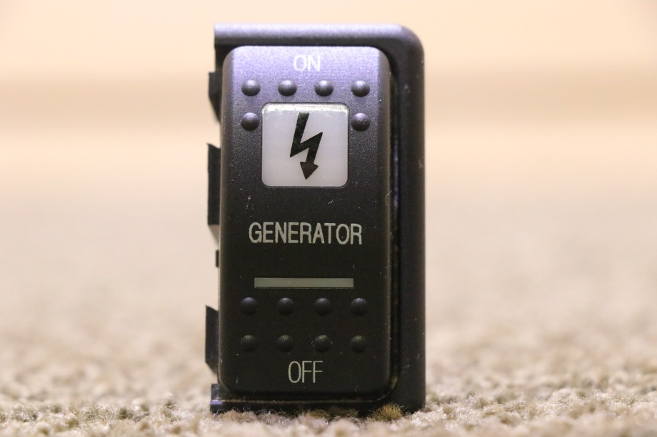 USED GENERATOR ON / OFF DASH SWITCH MOTORHOME PARTS FOR SALE RV Components 