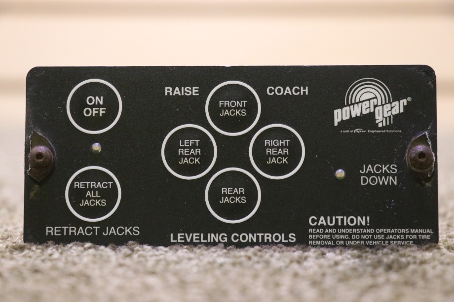 USED RV/MOTORHOME 500456 POWER GEAR LEVELING CONTROLS TOUCH PAD FOR SALE RV Components 