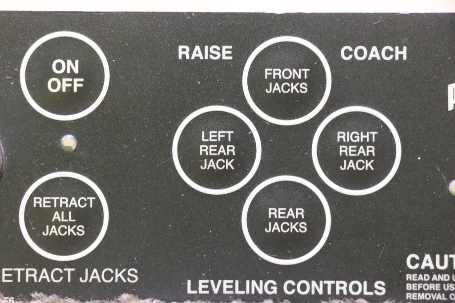 USED RV/MOTORHOME 500456 POWER GEAR LEVELING CONTROLS TOUCH PAD FOR SALE RV Components 