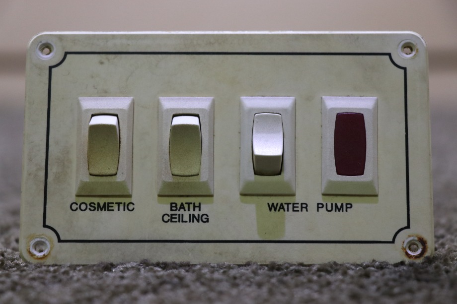 USED RV COSMETIC / BATH CEILING / WATER PUMP SWITCH PANEL FOR SALE RV Components 