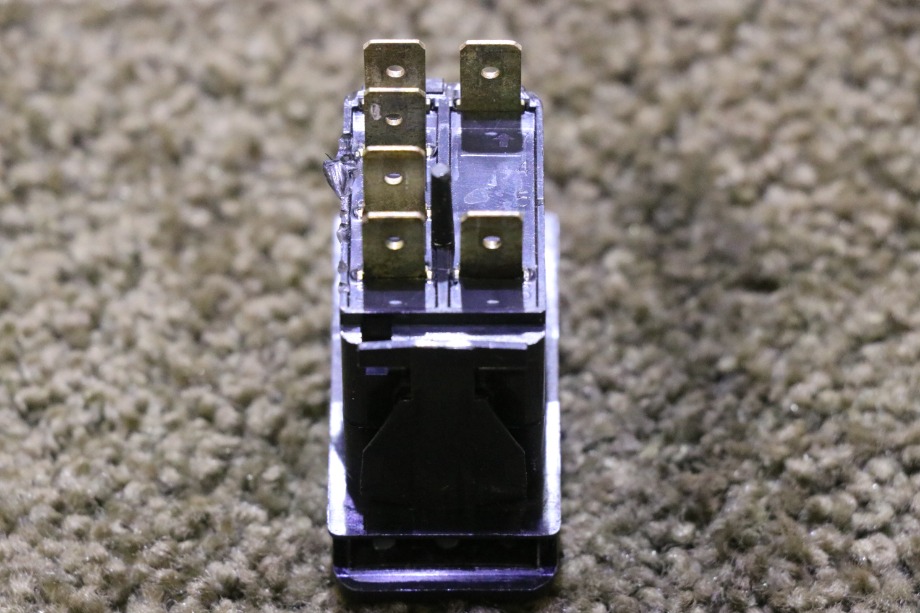 USED BLACK ROCKER DASH SWITCH V8D1 MOTORHOME PARTS FOR SALE RV Components 