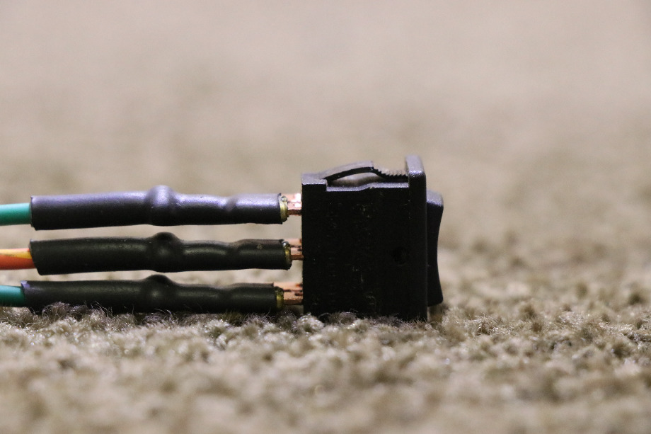 USED RV SMALL BLACK ROCKER SWITCH FOR SALE RV Components 