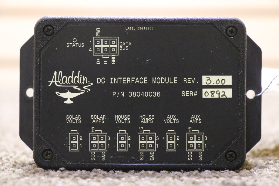 USED 38040036 ALADDIN DC INTERFACE MODULE RV/MOTORHOME PARTS FOR SALE RV Components 