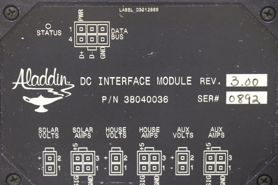 USED 38040036 ALADDIN DC INTERFACE MODULE RV/MOTORHOME PARTS FOR SALE RV Components 