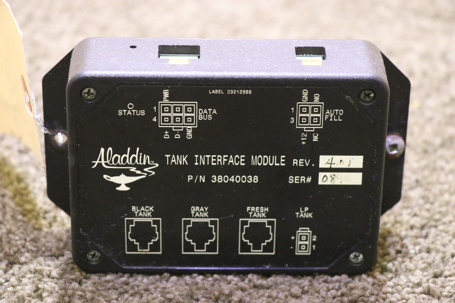 USED MOTORHOME ALADDIN TANK INTERFACE MODULE 38040038 FOR SALE RV Components 