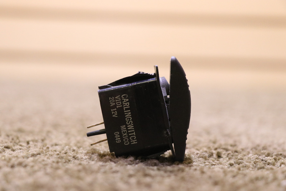 USED V1D1 BLACK ROCKER DASH SWITCH RV/MOTORHOME PARTS FOR SALE RV Components 