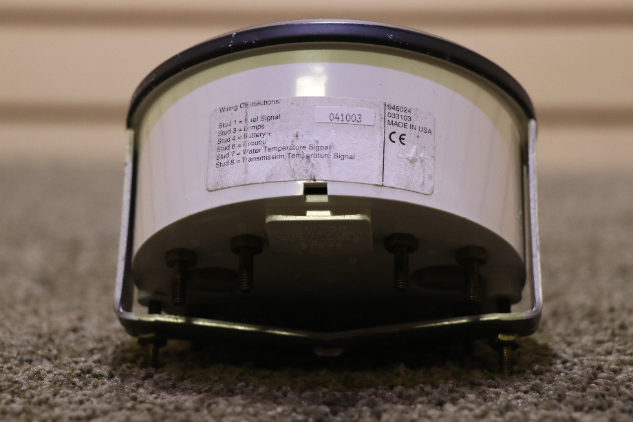 USED MOTORHOME 3 IN 1 FUEL / TRANS TEMP / WATER TEMP 946024 DASH GAUGE FOR SALE RV Components 