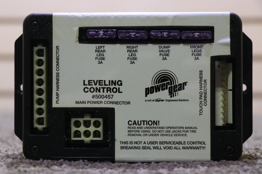 USED POWER GEAR 500457 LEVELING CONTROL MODULE RV/MOTORHOME PARTS FOR SALE RV Components 