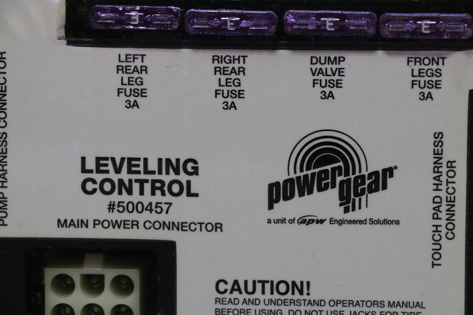 USED POWER GEAR 500457 LEVELING CONTROL MODULE RV/MOTORHOME PARTS FOR SALE RV Components 