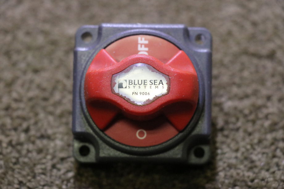 USED MOTORHOME BLUE SEA SYSTEM 9006 BATTERY SWITCH FOR SALE RV Components 