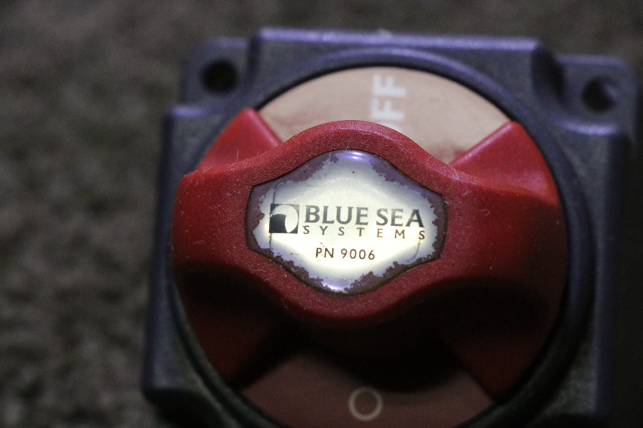 USED MOTORHOME BLUE SEA SYSTEM 9006 BATTERY SWITCH FOR SALE RV Components 