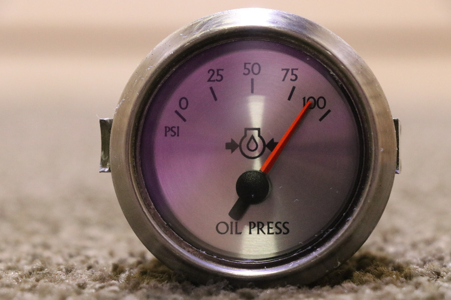 USED RV/MOTORHOME OIL PRESS DASH GAUGE FOR SALE RV Components 