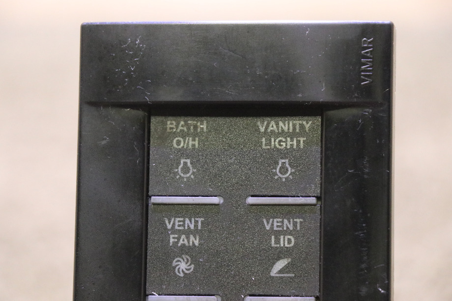 USED VIMAR 5040571 PUSH BUTTON SWITCH PANEL RV/MOTORHOME PARTS FOR SALE RV Components 