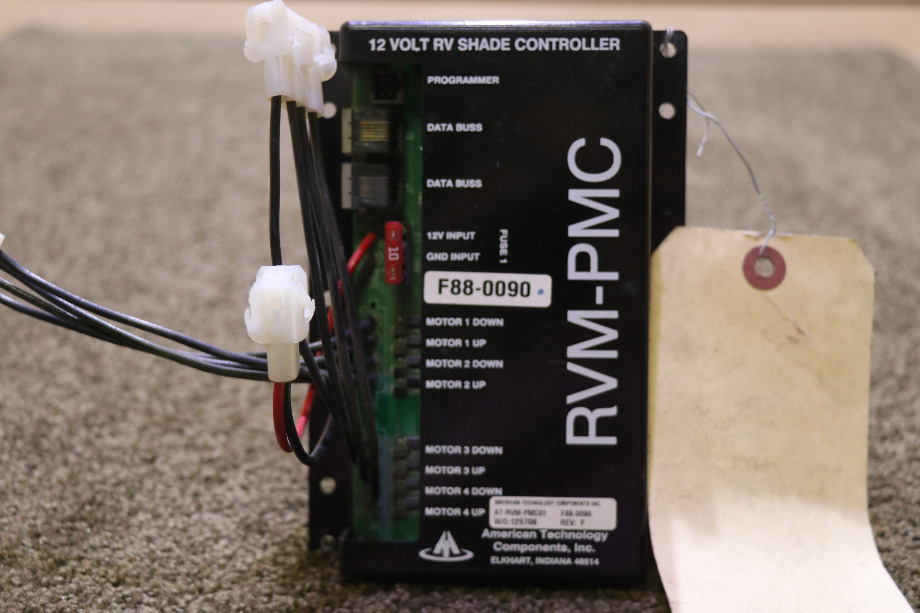 USED AT-RVM-PMC01 12 VOLT RV SHADE CONTROLLER MODULE MOTORHOME PARTS FOR SALE RV Components 