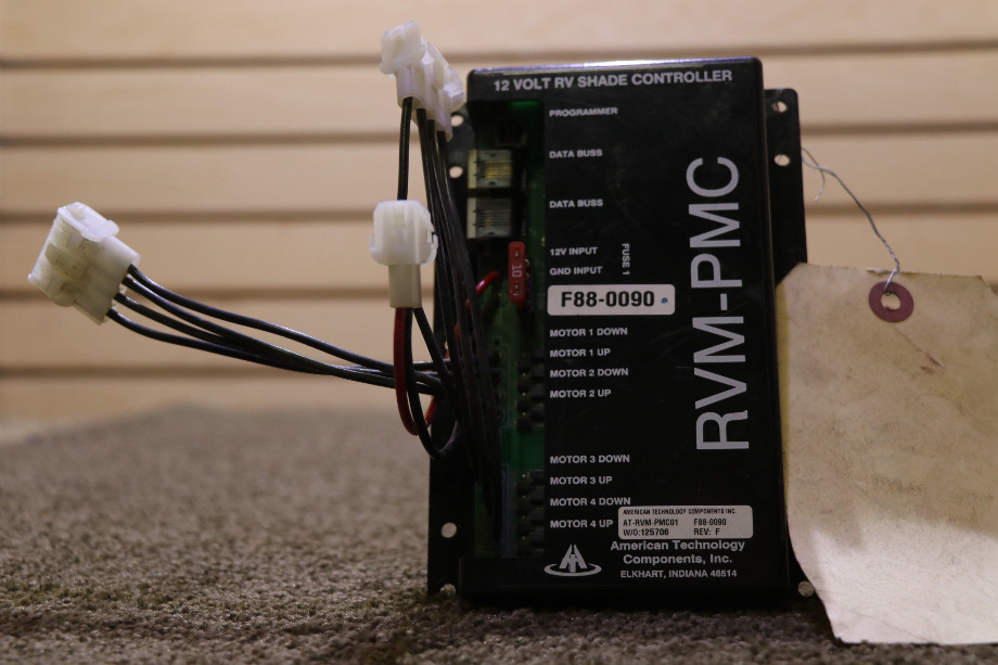 USED AT-RVM-PMC01 12 VOLT RV SHADE CONTROLLER MODULE MOTORHOME PARTS FOR SALE RV Components 