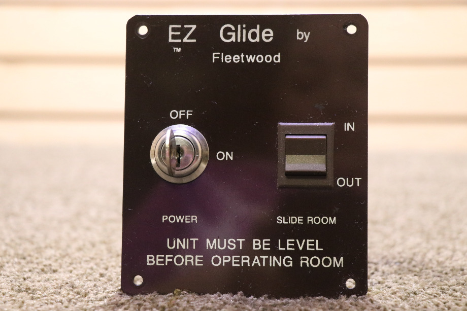 USED EZ GLIDE BY FLEETWOOD SLIDE OUT KEY & SWITCH PANEL MOTORHOME PARTS FOR SALE RV Components 