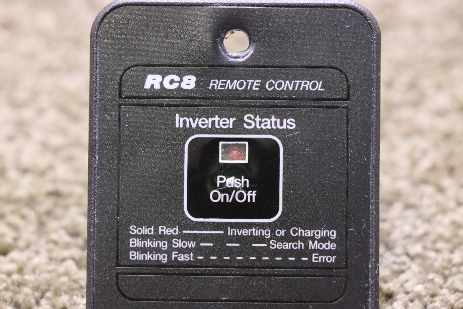 USED TRACE ENGINEERING RC8 REMOTE PANEL RV/MOTORHOME PARTS FOR SALE RV Components 