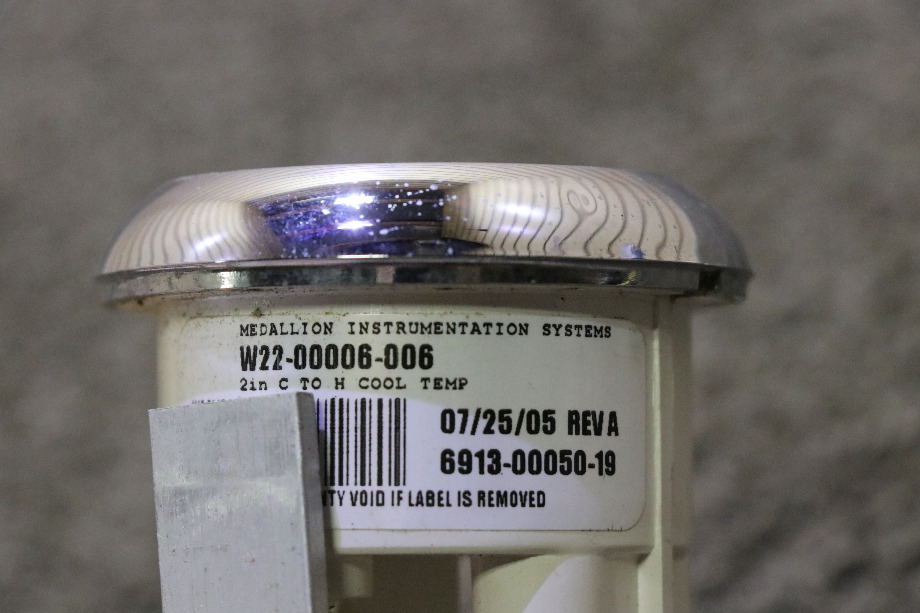 USED RV W22-00006-006- / 6913-00050-19 ENG TEMP DASH GAUGE FOR SALE RV Components 