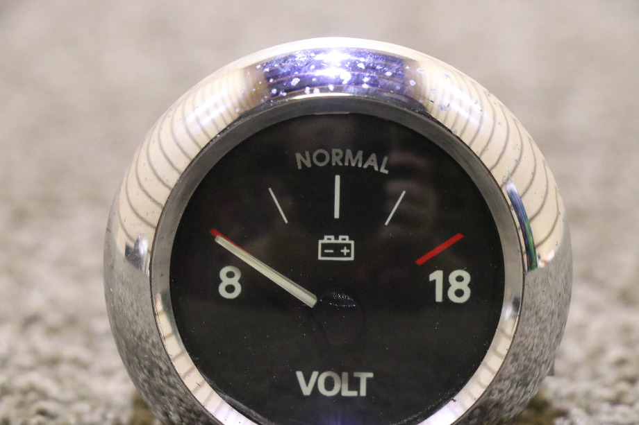 USED MOTORHOME VOLT W22-00007-008 / 6913-00051-19 DASH GAUGE FOR SALE RV Components 