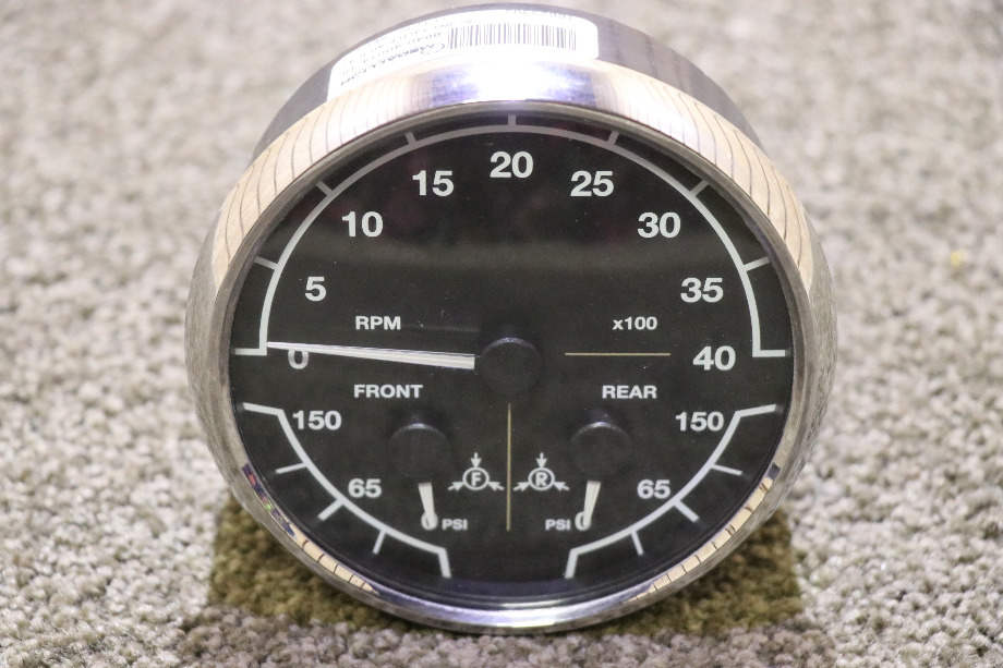 USED RV/MOTORHOME 3 IN 1 TACH / FRONT / REAR 8640-40014-19 DASH GAUGE FOR SALE RV Components 