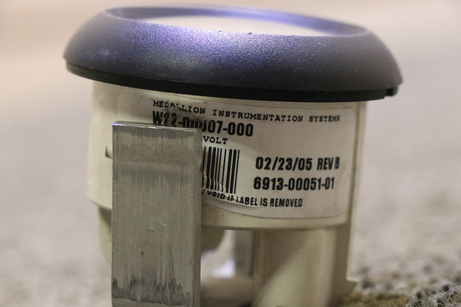 USED MOTORHOME VOLT DASH GAUGE W22-00007-000 FOR SALE RV Components 