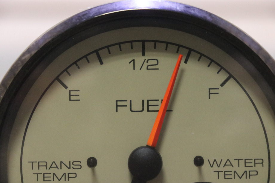 USED 945864 3 IN 1 FUEL / TRANS / WATER DASH GAUGE RV/MOTORHOME PARTS FOR SALE RV Components 