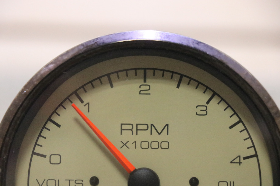 USED RV 3 IN 1 TACH / VOLTS / OIL 945863 DASH GAUGE FOR SALE RV Components 