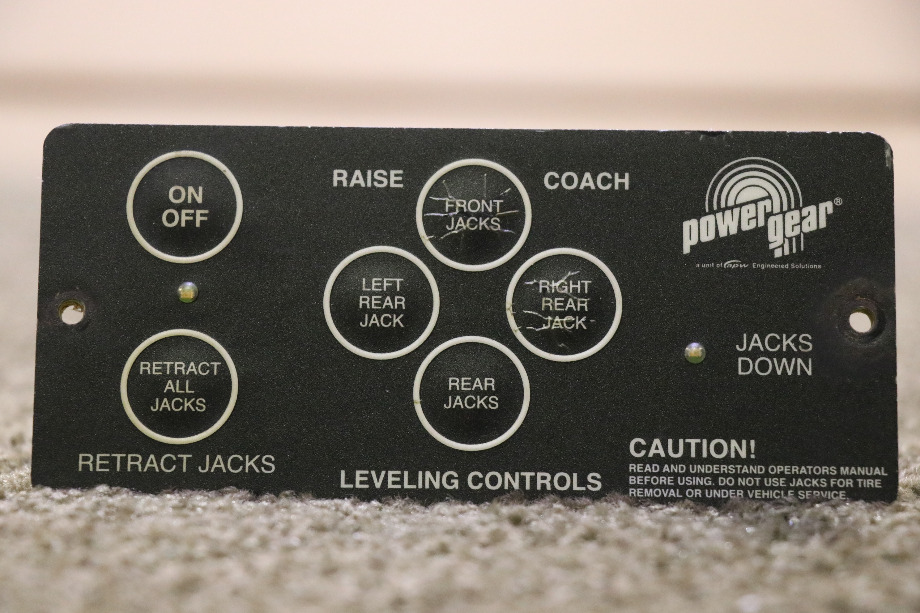USED POWER GEAR LEVELING CONTROLS TOUCH PAD 500456 RV PARTS FOR SALE RV Components 