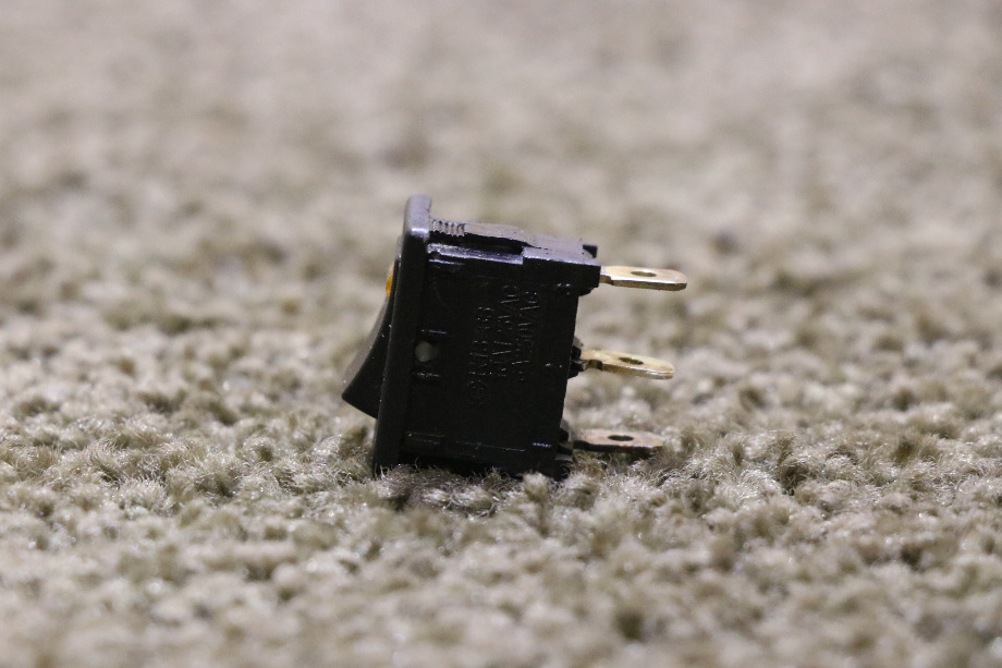 USED SMALL BLACK ROCKER SWITCH MOTORHOME PARTS FOR SALE RV Components 