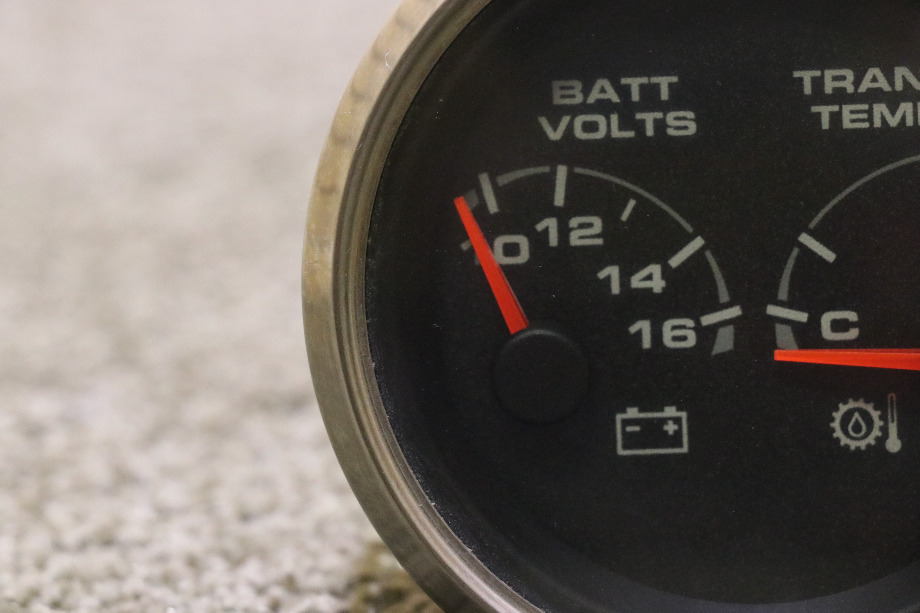 USED MOTORHOME BATT VOLTS / TRANS TEMP DASH GAUGE 946789 FOR SALE RV Components 