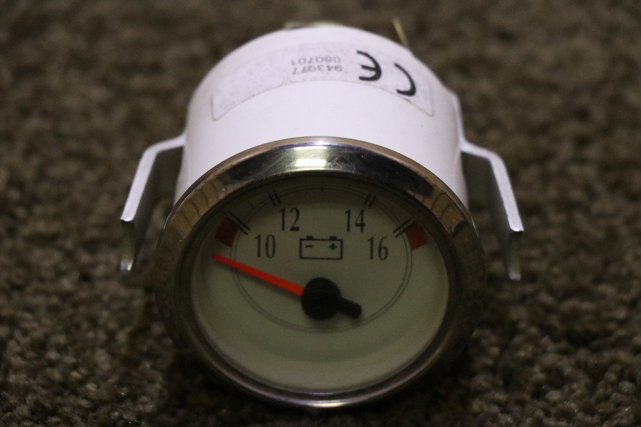 USED 943977 VOLTS DASH GAUGE MOTORHOME PARTS FOR SALE RV Components 