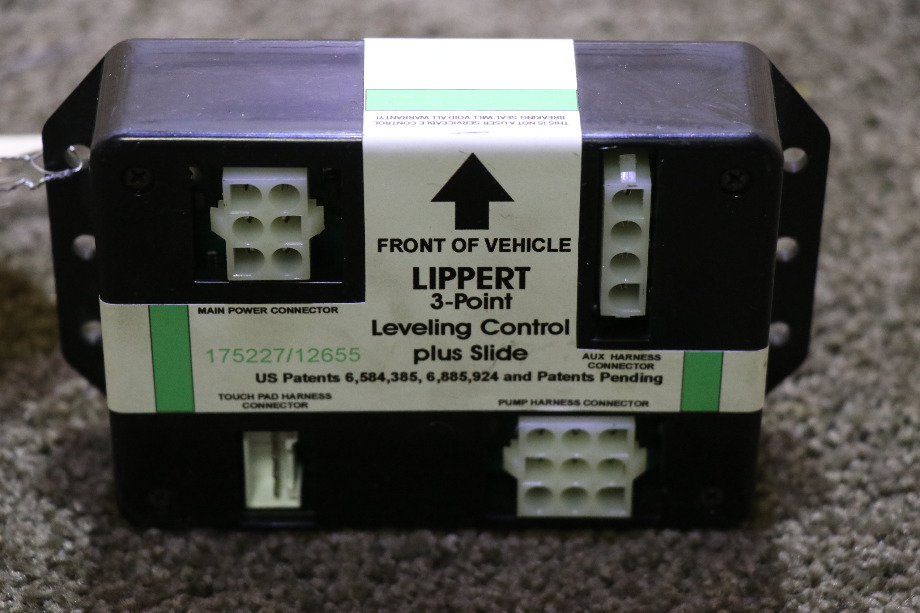 USED 175227/12655 LIPPERT 3 POINT LEVELING CONTROL PLUS SLIDE MODULE MOTORHOME PARTS FOR SALE RV Components 