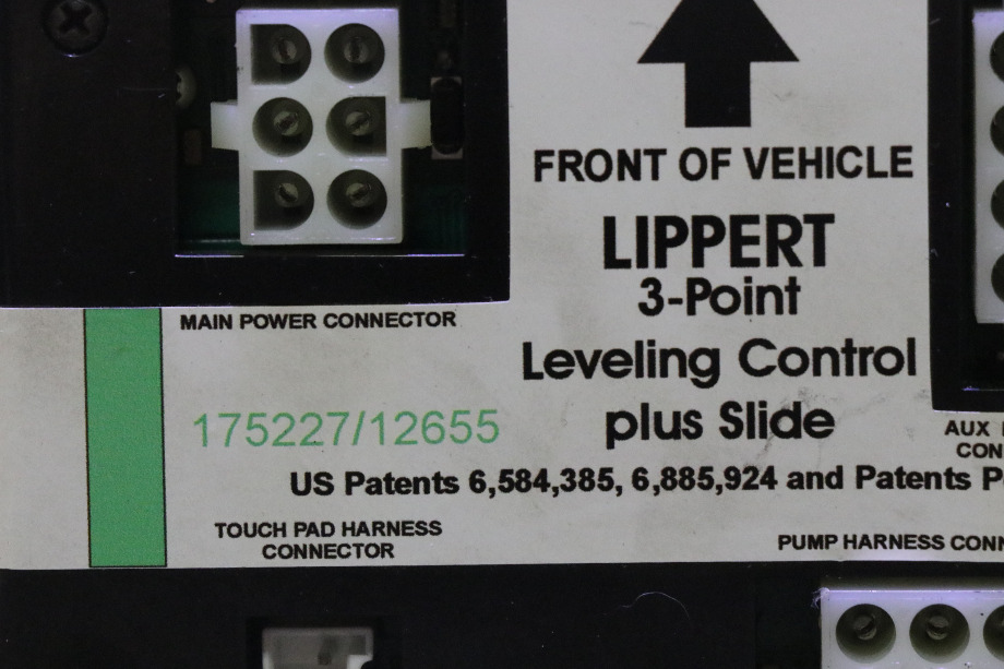 USED 175227/12655 LIPPERT 3 POINT LEVELING CONTROL PLUS SLIDE MODULE MOTORHOME PARTS FOR SALE RV Components 
