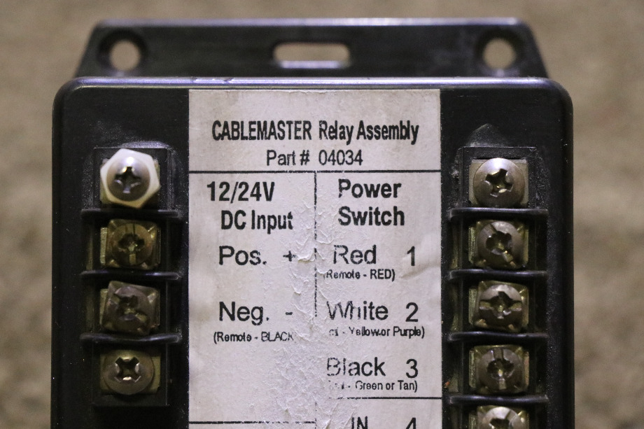 USED RV 04034 CABLEMASTER RELAY ASSEMBLY FOR SALE RV Components 