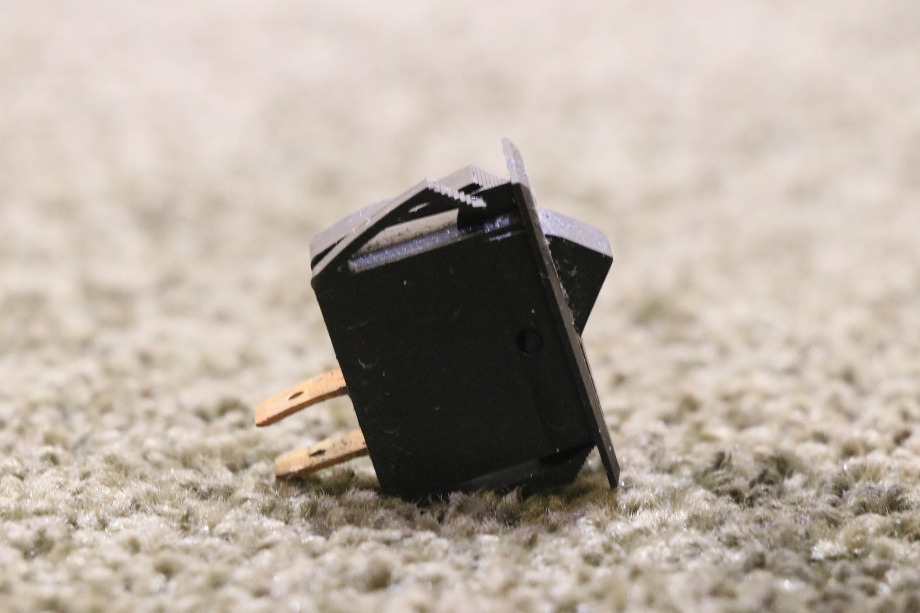 USED RV/MOTORHOME 0217 SMALL BLACK ROCKER SWITCH FOR SALE RV Components 