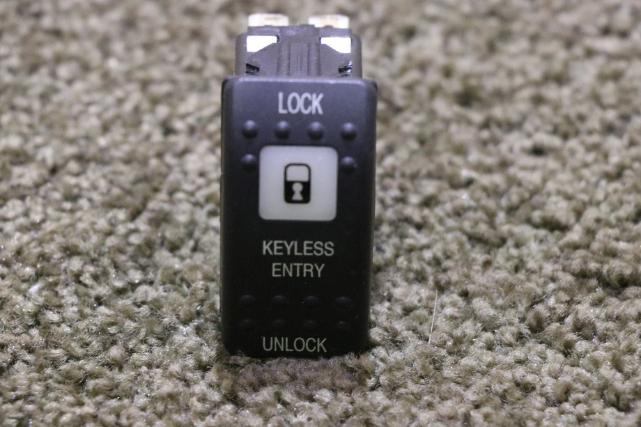 USED MOTORHOME KEYLESS ENTRY LOCK / UNLOCK DASH SWITCH FOR SALE RV Components 