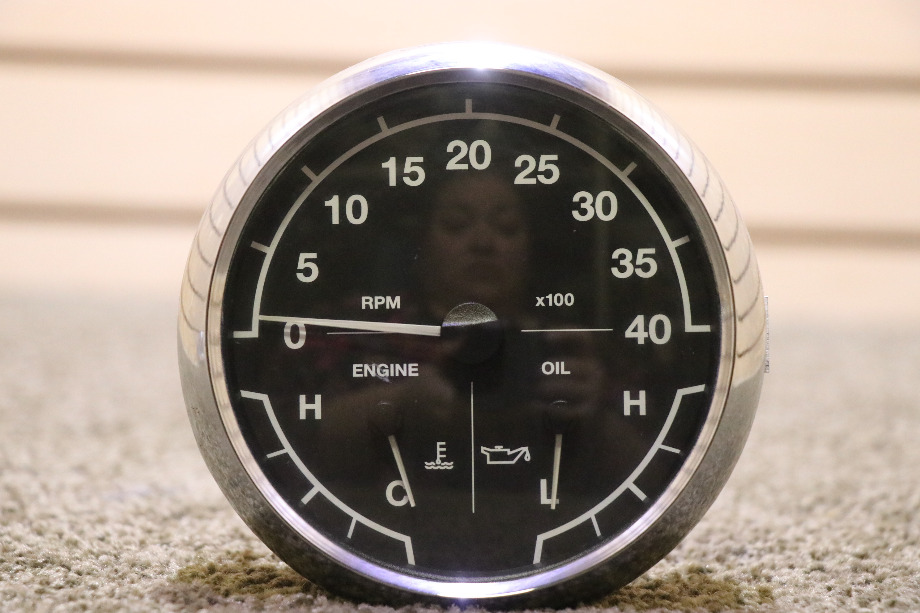 USED RV/MOTORHOME 3 IN 1 TACH / ENGINE / OIL 6913-00280-19 DASH GAUGE FOR SALE RV Components 