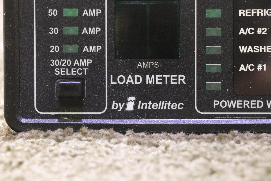 USED RV/MOTORHOME 00-00903-150 INTELLITEC 50 AMP SMART EMS DISPLAY PANEL FOR SALE RV Components 