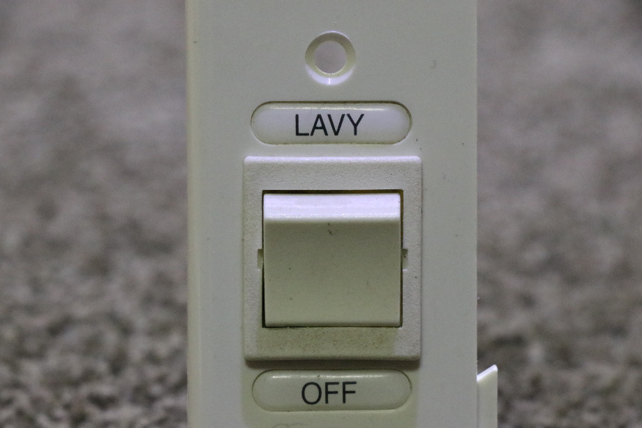 USED MOTORHOME LAVY ON/OFF SWITCH PANEL FOR SALE RV Components 