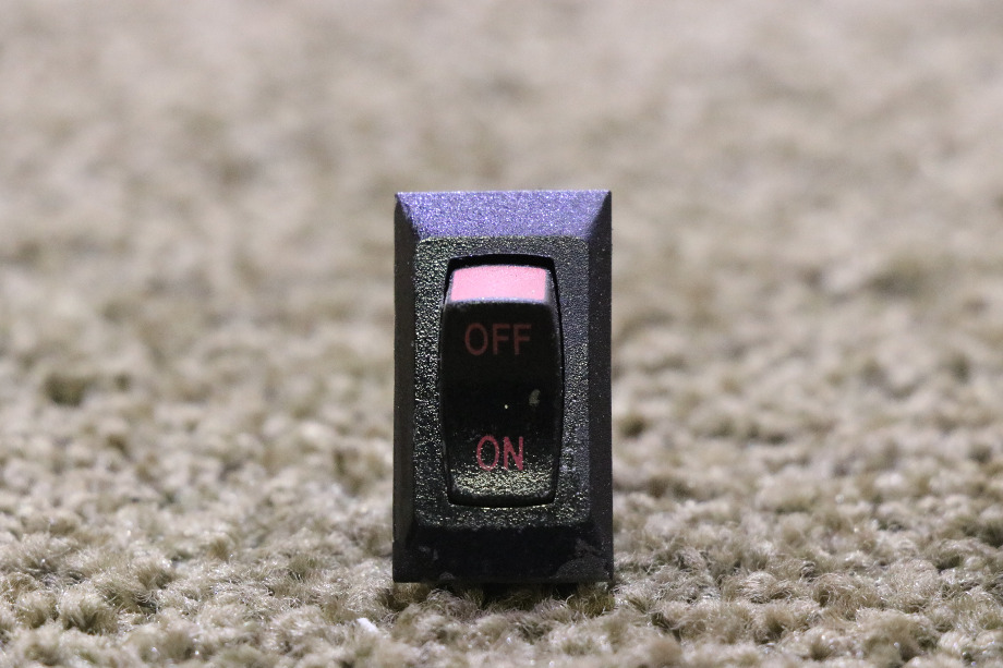 USED MOTORHOME BLACK ON/OFF ROCKER SWITCH FOR SALE RV Components 