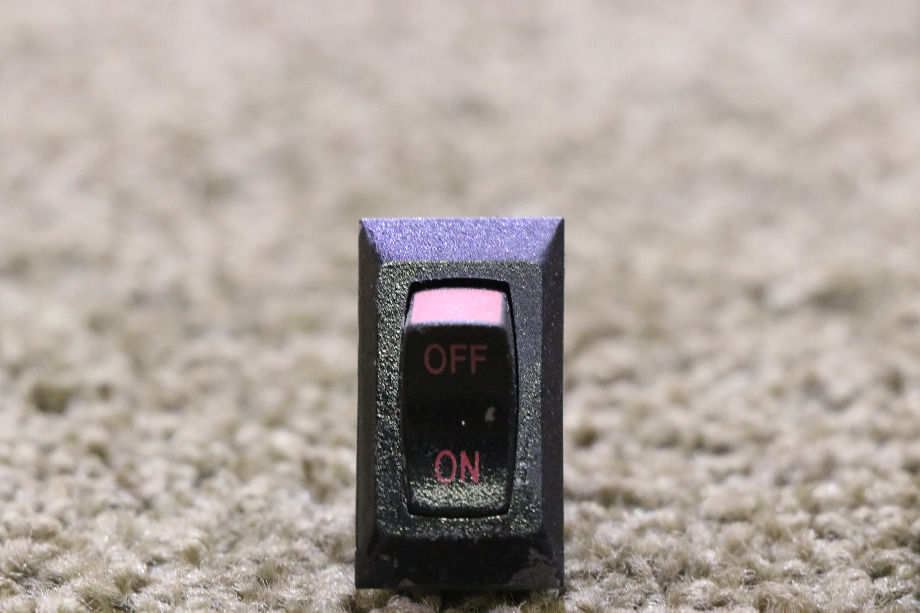 USED MOTORHOME BLACK ON/OFF ROCKER SWITCH FOR SALE RV Components 