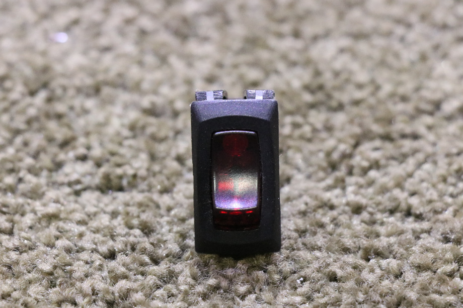 USED RV/MOTORHOME SMALL RED LIGHT ROCKER SWITCH FOR SALE RV Components 