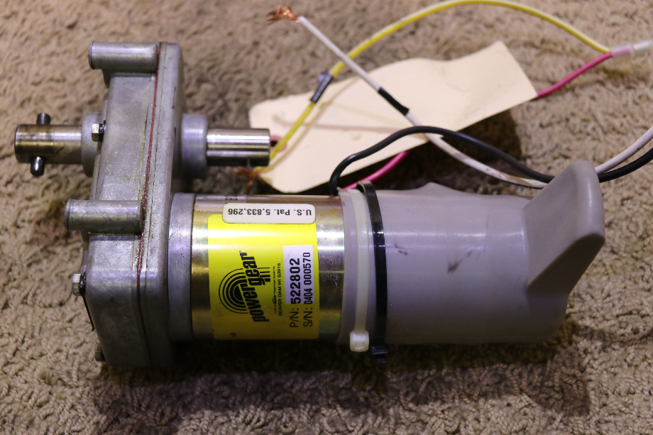 USED RV/MOTORHOME POWER GEAR 522802 SLIDE OUT MOTOR FOR SALE RV Components 