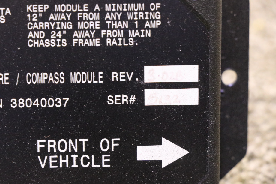 USED ALADDIN TEMPERATURE / COMPASS MODULE 38040037 MOTORHOME PARTS FOR SALE RV Components 