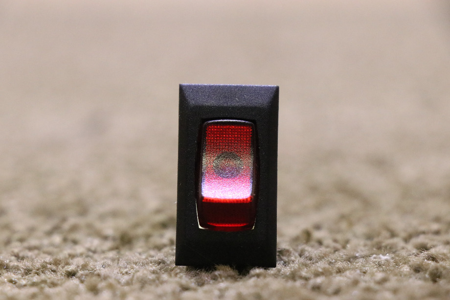 USED SMALL RED LIGHT ROCKER SWITCH RV/MOTORHOME PARTS FOR SALE RV Components 