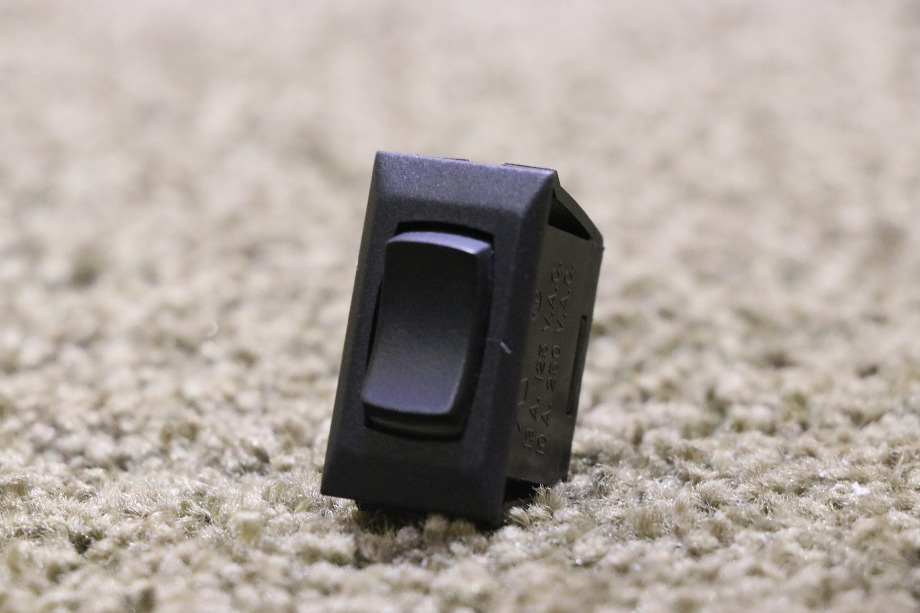 USED MOTORHOME SMALL BLACK ROCKER SWITCH FOR SALE RV Components 