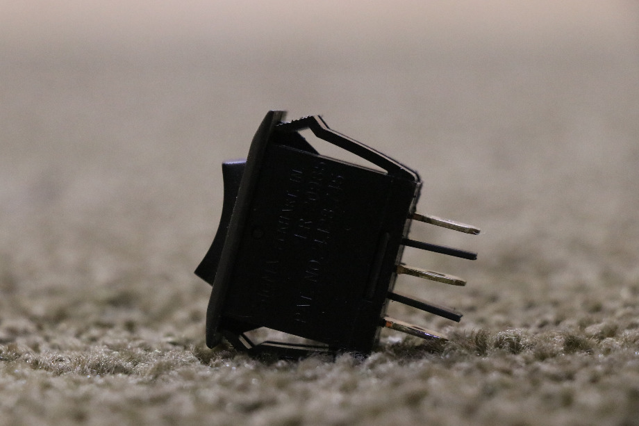 USED SMALL BLACK ROCKER SWITCH RV PARTS FOR SALE RV Components 