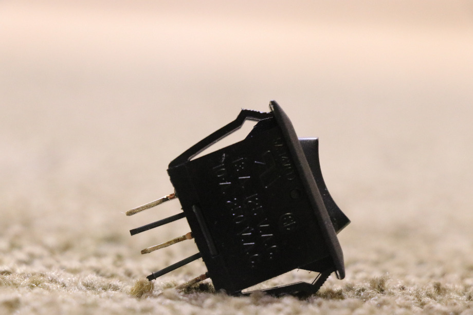 USED SMALL BLACK ROCKER SWITCH RV PARTS FOR SALE RV Components 