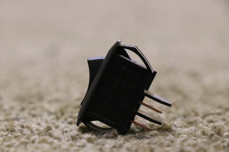 USED RV SMALL BLACK ROCKER SWITCH FOR SALE RV Components 